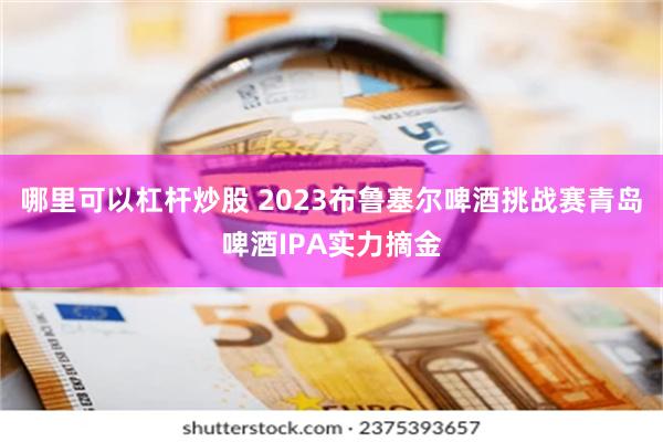 哪里可以杠杆炒股 2023布鲁塞尔啤酒挑战赛青岛啤酒IPA实力摘金