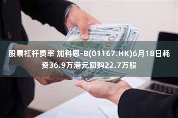 股票杠杆费率 加科思-B(01167.HK)6月18日耗资36.9万港元回购22.7万股