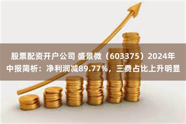 股票配资开户公司 盛景微（603375）2024年中报简析：净利润减89.77%，三费占比上升明显